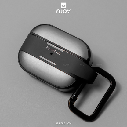 Ốp Hợp Kim Nhôm Ahastyle Viền Silicon Kèm Móc Khóa Cho Tai Nghe AIrpods Pro 2 3 4