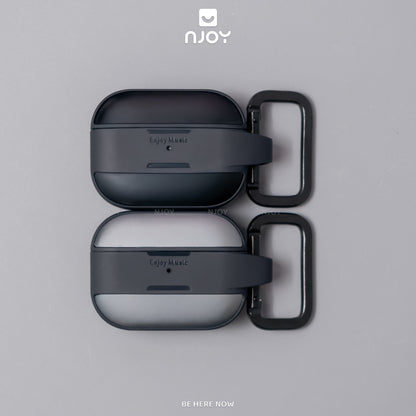 Ốp Hợp Kim Nhôm Ahastyle Viền Silicon Kèm Móc Khóa Cho Tai Nghe AIrpods Pro 2 3 4