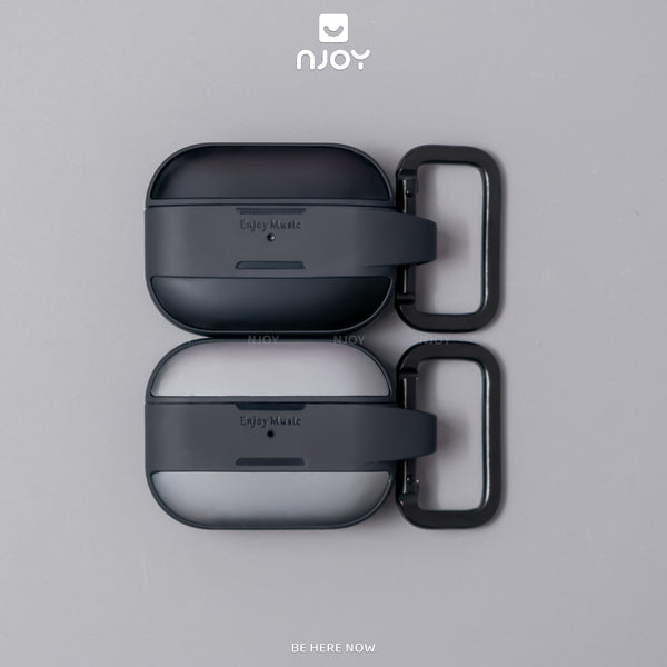 Ốp Hợp Kim Nhôm Ahastyle Viền Silicon Kèm Móc Khóa Cho Tai Nghe AIrpods Pro 2 3 4