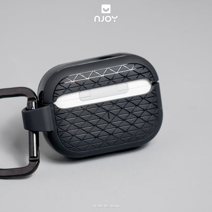 Ốp Hợp Kim Nhôm Ahastyle Viền Silicon Kèm Móc Khóa Cho Tai Nghe AIrpods Pro 2 3 4