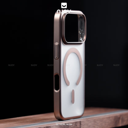 Ốp Lưng Nhám Magsafe Si Crom Sang Trọng Cho Điện Thoại iPhone 17 Pro Max 16 15 14 13