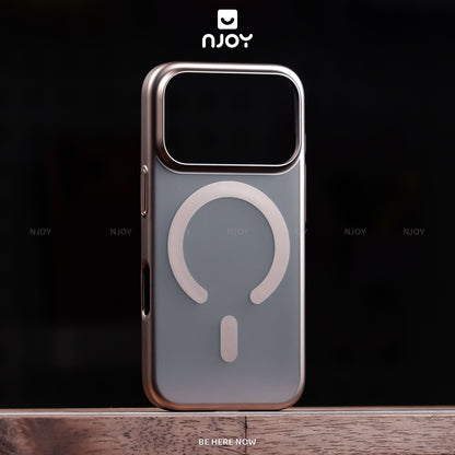 Ốp Lưng Nhám Magsafe Si Crom Sang Trọng Cho Điện Thoại iPhone 17 Pro Max 16 15 14 13