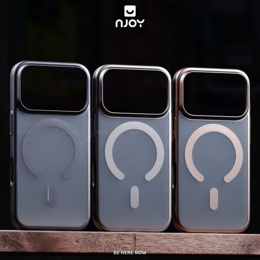 Ốp Lưng Nhám Magsafe Si Crom Sang Trọng Cho Điện Thoại iPhone 17 Pro Max 16 15 14 13