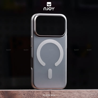 Ốp Lưng Nhám Magsafe Si Crom Sang Trọng Cho Điện Thoại iPhone 17 Pro Max 16 15 14 13