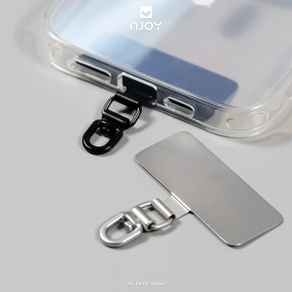 Tag Hợp Kim Xoay 360 Độ Hỗ Trợ Gắn Cho Dây Đeo Điện Thoại Không Cần Dán