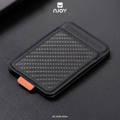 Ví Đựng Thẻ Magsafe Carbon Cao Cấp Cho iPhone 16 Pro Max 15 14 13 12