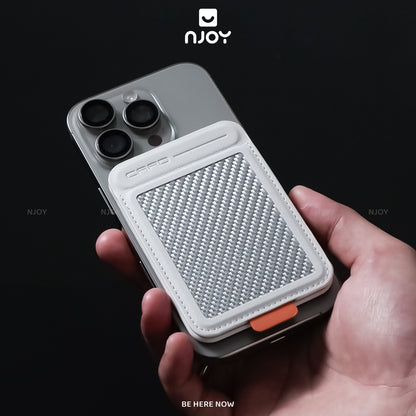 Ví Đựng Thẻ Magsafe Carbon Cao Cấp Cho iPhone 16 Pro Max 15 14 13 12