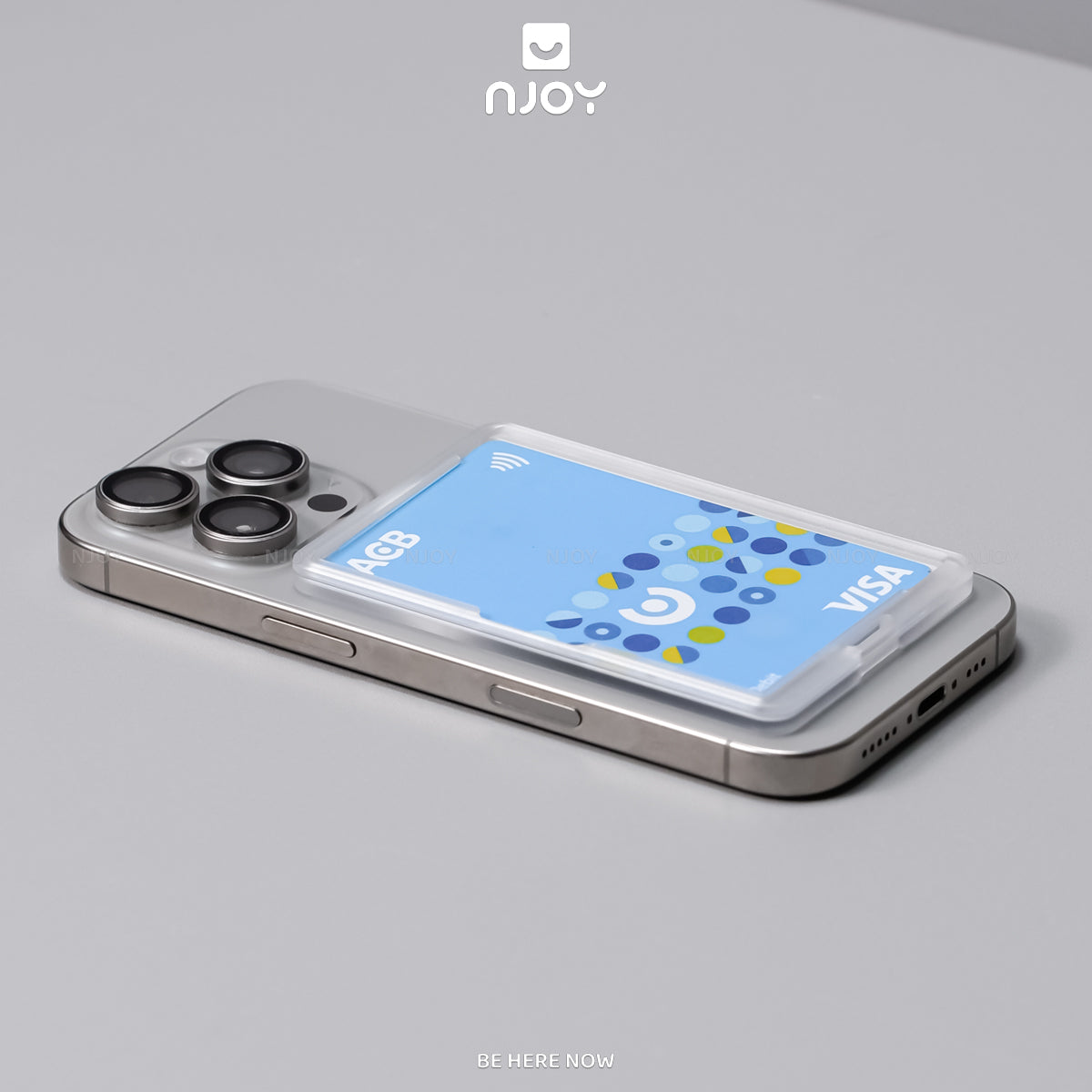 Ví Đựng Thẻ Hít Không Dây Từ Tính Siêu Mỏng Nhám Cho Điện Thoại iPhone 17 Pro Max 16 15 14 13 12