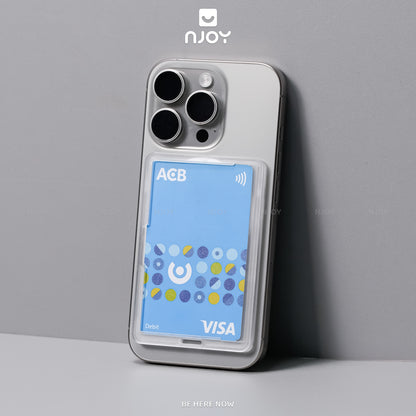 Ví Đựng Thẻ Hít Không Dây Từ Tính Siêu Mỏng Nhám Cho Điện Thoại iPhone 17 Pro Max 16 15 14 13 12