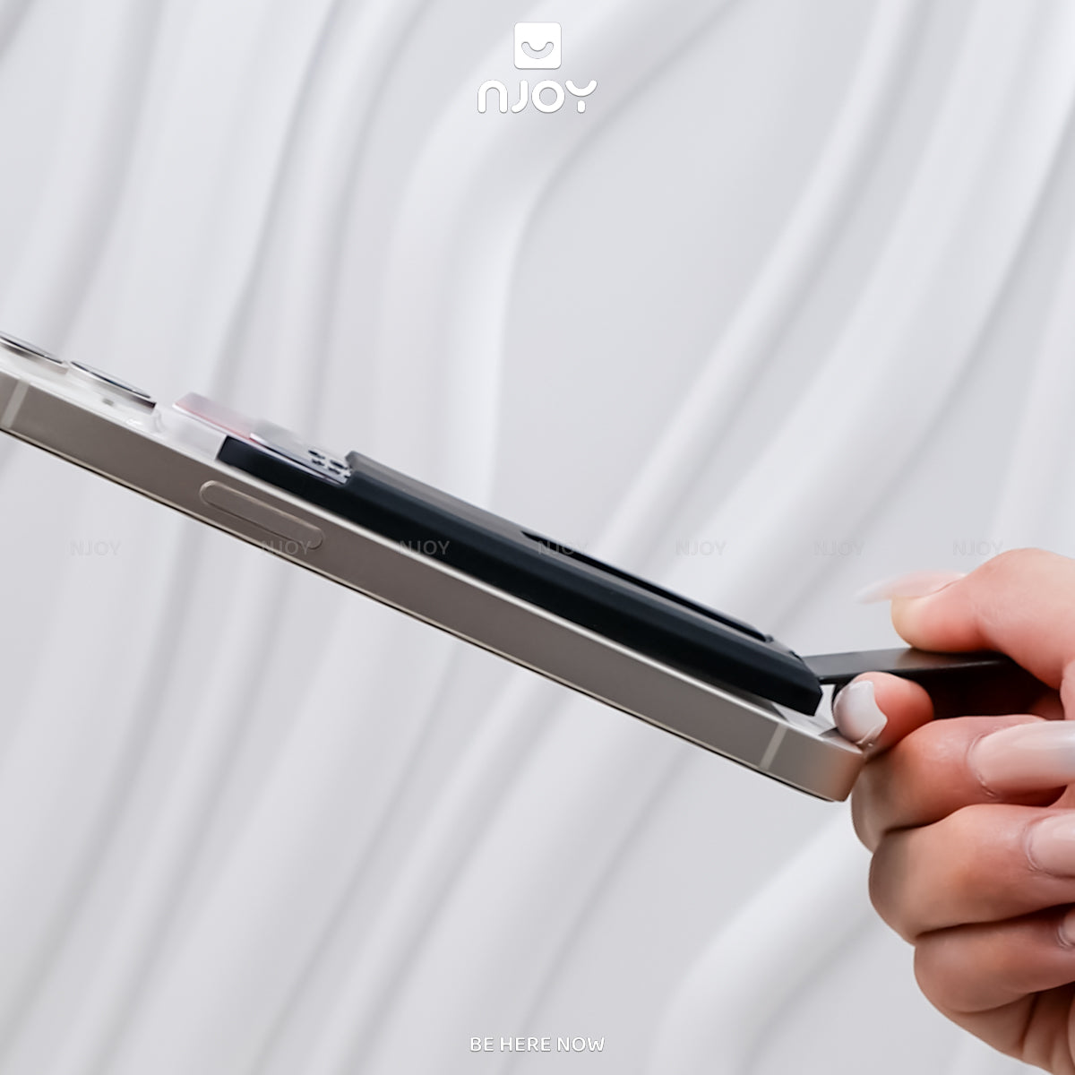 Ví Đựng Thẻ Hỗ Trợ Magsafe Siêu Mỏng Có Giá Đỡ Cho Điện Thoại iPhone Samsung