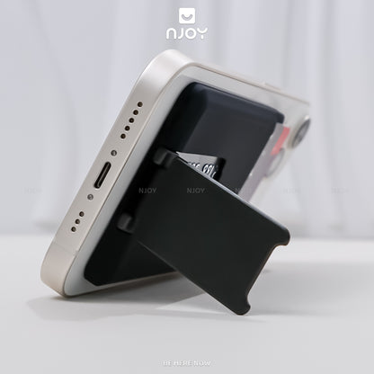 Ví Đựng Thẻ Hỗ Trợ Magsafe Siêu Mỏng Có Giá Đỡ Cho Điện Thoại iPhone Samsung