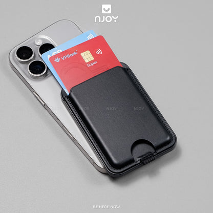 Ví Đựng Thẻ Magsafe Leather Kiêm Giá Đỡ Cho Điện Thoại iPhone 17 Pro Max 16 15 14 13 12