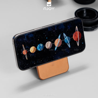 Ví Đựng Thẻ Magsafe Leather Kiêm Giá Đỡ Cho Điện Thoại iPhone 17 Pro Max 16 15 14 13 12