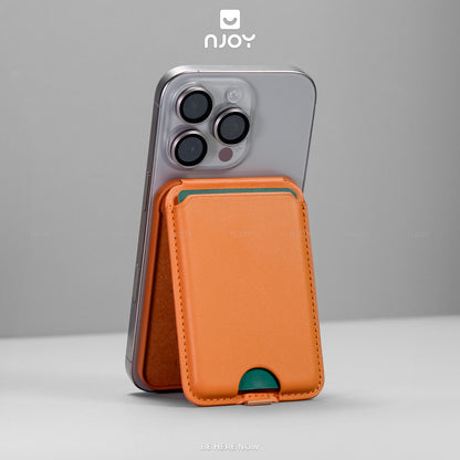 Ví Đựng Thẻ Magsafe Leather Kiêm Giá Đỡ Cho Điện Thoại iPhone 17 Pro Max 16 15 14 13 12