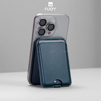 Ví Đựng Thẻ Magsafe Leather Kiêm Giá Đỡ Cho Điện Thoại iPhone 17 Pro Max 16 15 14 13 12