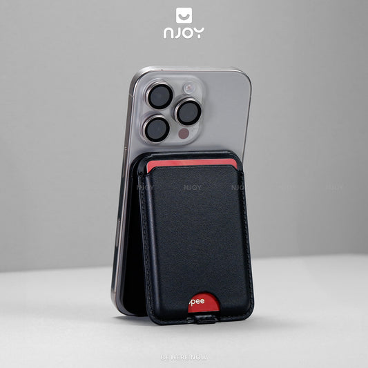 Ví Đựng Thẻ Magsafe Leather Kiêm Giá Đỡ Cho Điện Thoại iPhone 17 Pro Max 16 15 14 13 12