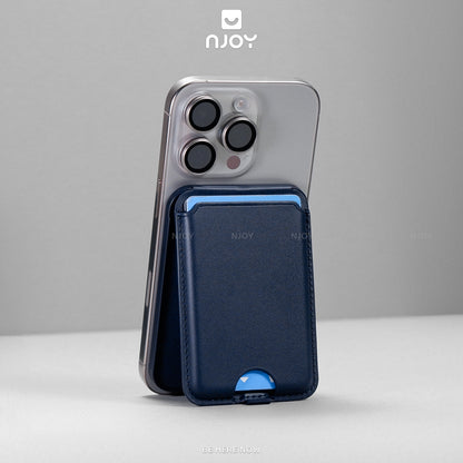 Ví Đựng Thẻ Magsafe Leather Kiêm Giá Đỡ Cho Điện Thoại iPhone 17 Pro Max 16 15 14 13 12