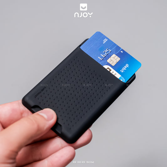 Ví Đựng Thẻ Silicon Siêu Mỏng Ahastyle Hỗ Trợ Magsafe Cho Điện Thoại iPhone 12 13 14 15 16 17 Pro Max