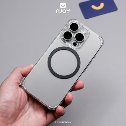 Vòng Hỗ Trợ Sạc Không Dây Magsafe Keo 3M Cho Điện Thoại iPhone 16 Pro Max 15 14 13 12 11 X Xsmax