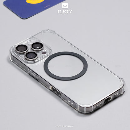 Vòng Hỗ Trợ Sạc Không Dây Magsafe Keo 3M Cho Điện Thoại iPhone 16 Pro Max 15 14 13 12 11 X Xsmax