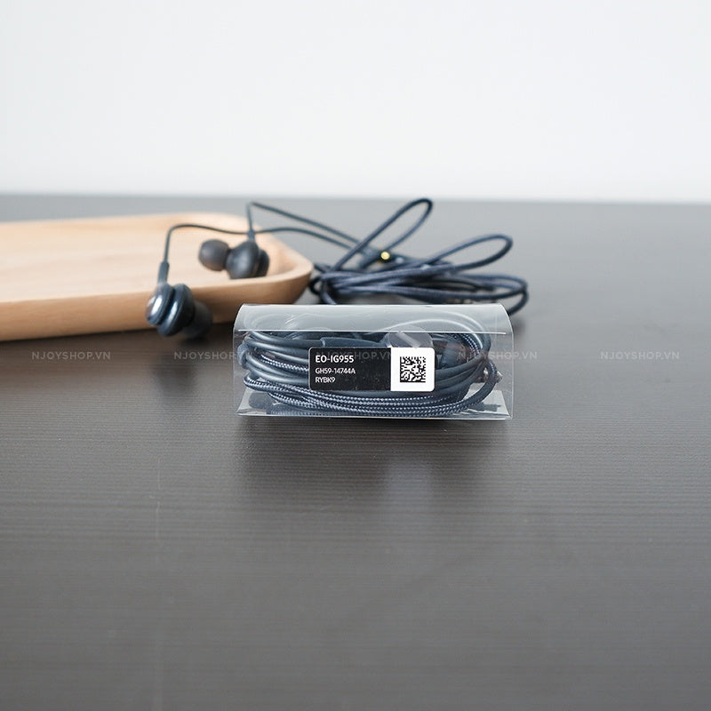 Tai Nghe Nhét Tai Akg S8 Chân Cắm 3.5 Mm Kèm Bộ Núm Có Mic Hỗ Trợ Bass Ấm Chơi Game Njoyshop
