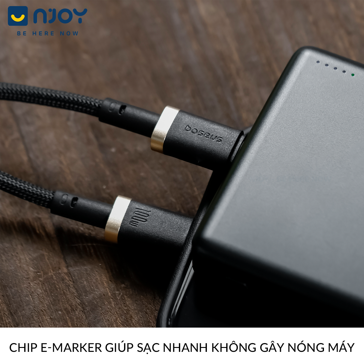 Cáp Sạc Nhanh Baseus Dura 100W Hợp Kim Nhôm Cao Cấp Cho Điện Thoại iPhone Macbook iPad