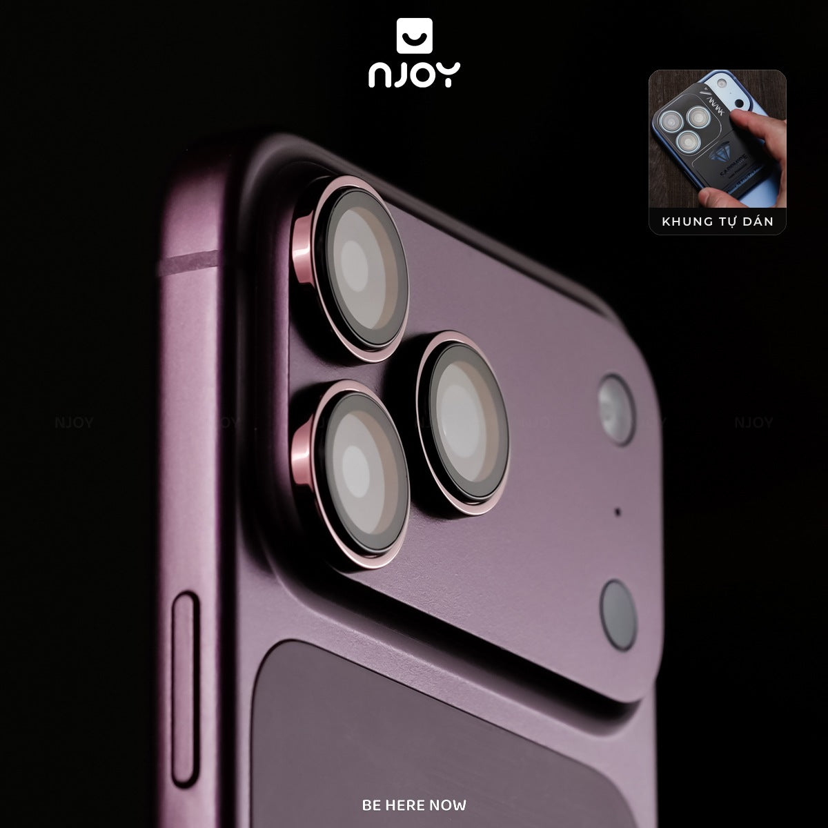 Cường Lực Camera Anank Sapphire Chuẩn GIA Cao Cấp Chống Xước Cho Điện Thoại iPhone 18 Pro Max 17 Pro Max