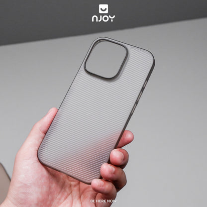 Ốp Nhám Siêu Mỏng Sọc 3D Chống Vân Tay Cho iPhone 17 Pro Max 16 15 14 13