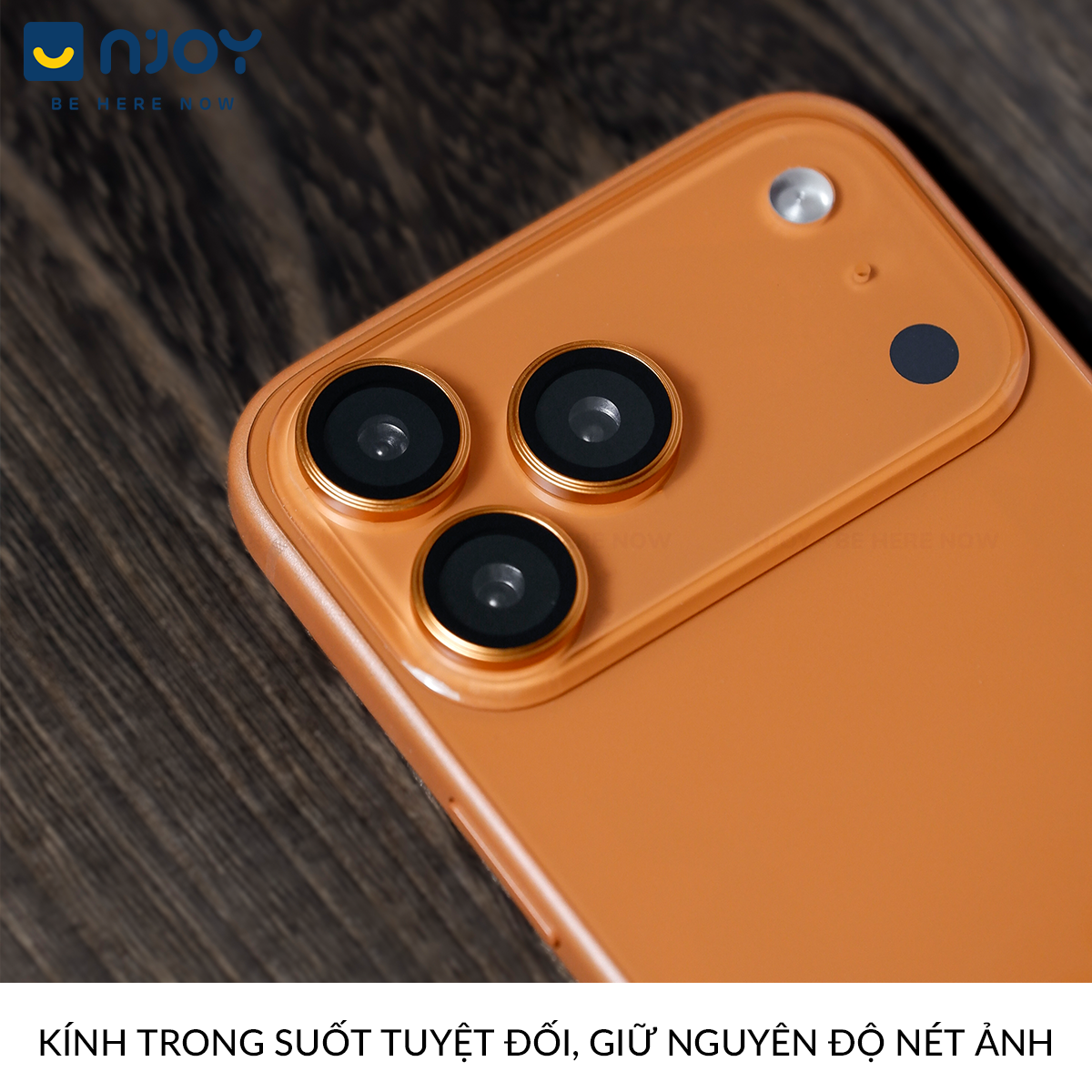 Cường Lực Camera Kuzoom AR Có Khung Dán Cho iPhone 17 Pro Max 16 15 14 13 12 11