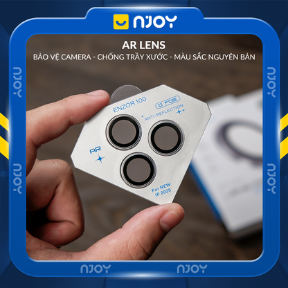 Cường Lực Camera Kuzoom AR Có Khung Dán Cho iPhone 17 Pro Max 16 15 14 13 12 11