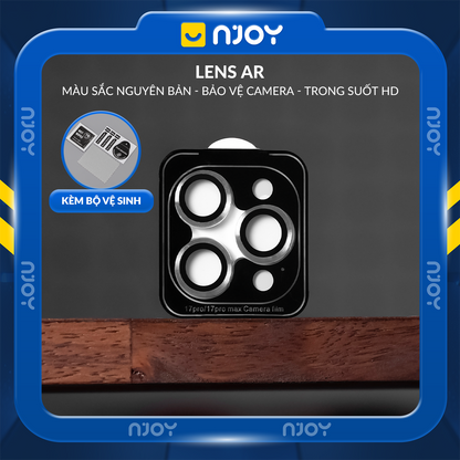 Cường Lực Camera Màu Nguyên Bản 9H Chống Trầy Cho Điện Thoại iPhone 17 Pro Max 16 15 14 13 12 11