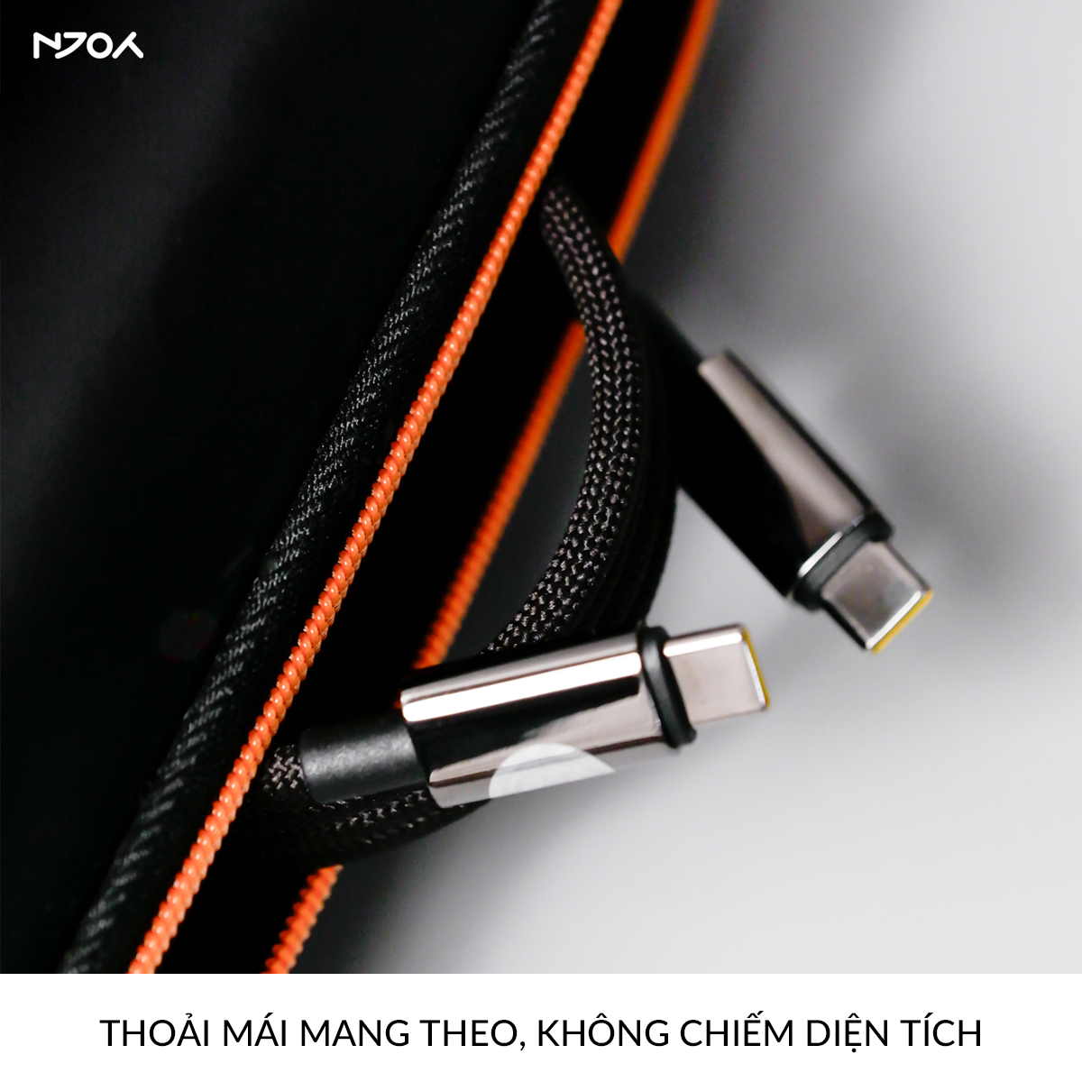 Cáp Sạc Nhanh Baseus Tungsten 100W Hỗ Trợ Nam Châm Chống Rối Cho iPhone 16 Pro Max 15 Laptop iPad