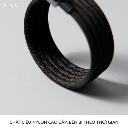 Cáp Sạc Nhanh Baseus Tungsten 100W Hỗ Trợ Nam Châm Chống Rối Cho iPhone 16 Pro Max 15 Laptop iPad