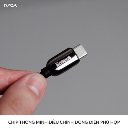 Cáp Sạc Nhanh 20W Baseus Có Màn Hình Led Type C to Lightning Cho iPhone