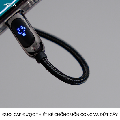 Cáp Sạc Nhanh 20W Baseus Có Màn Hình Led Type C to Lightning Cho iPhone