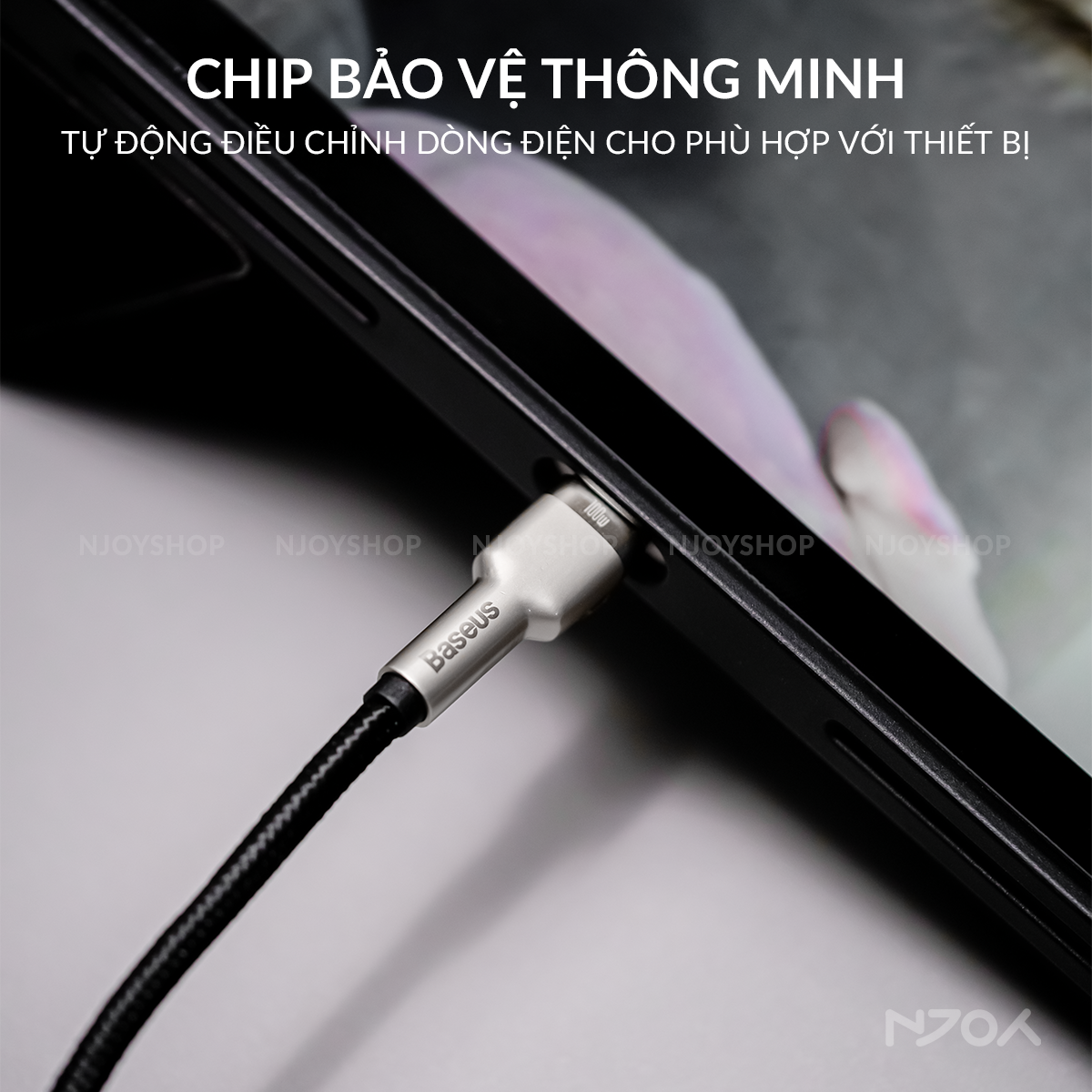 Cáp Sạc Nhanh Baseus 100W Chân Cắm Type C Độ Dài 1m 2m Cho Laptop Máy Tính Bảng