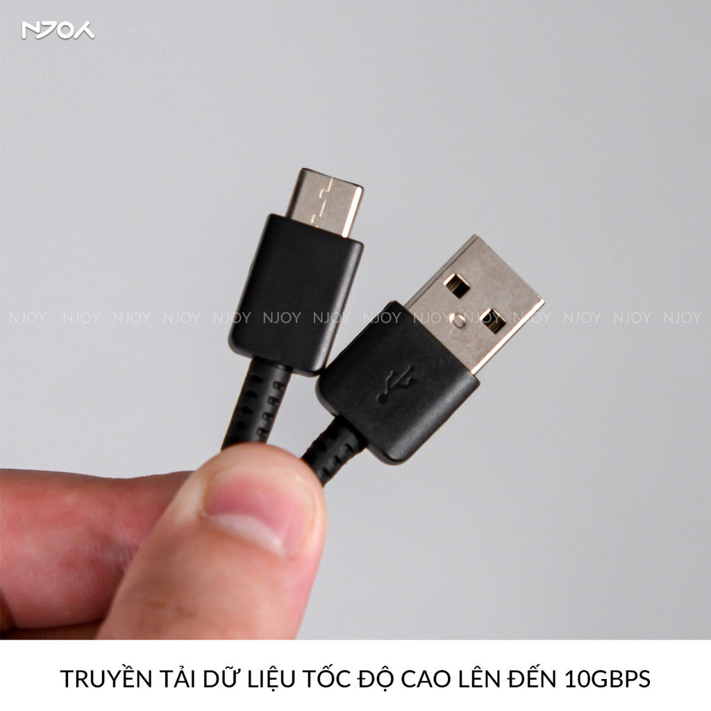 Cáp Sạc Nhanh Usb To Type C  Hỗ Trợ Sạc Nhanh Truyền Dữ Liệu Cho Samsung
