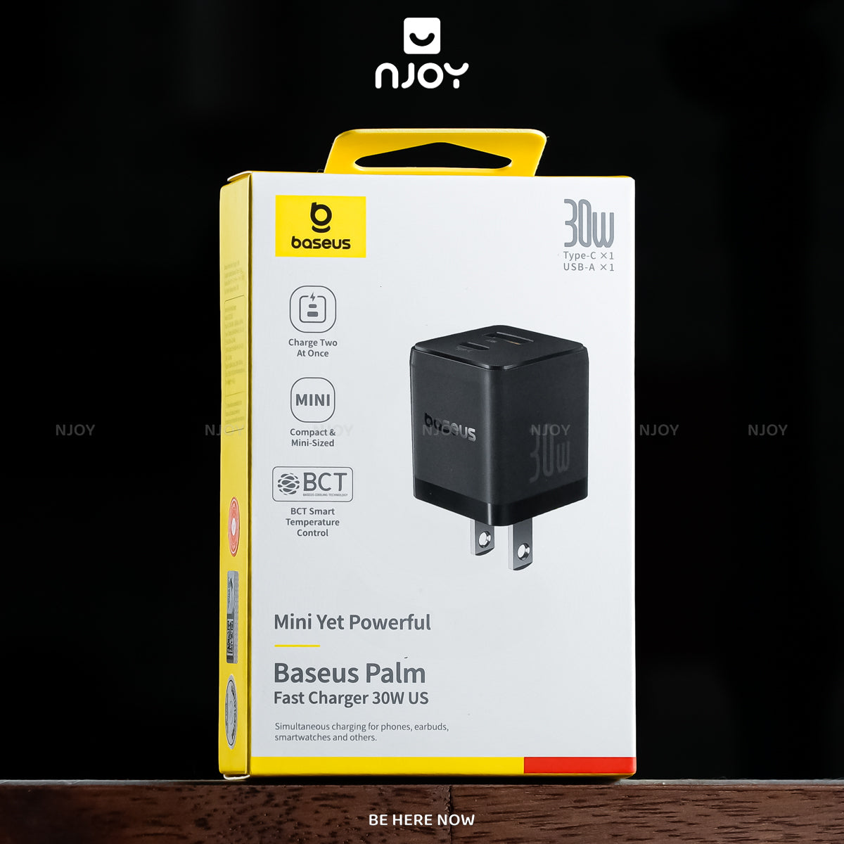 Củ Sạc Nhanh 30W Baseus Palm Chân Cắm Type C Hỗ Trợ QC PD 3.0 Cho iPhone Samsung