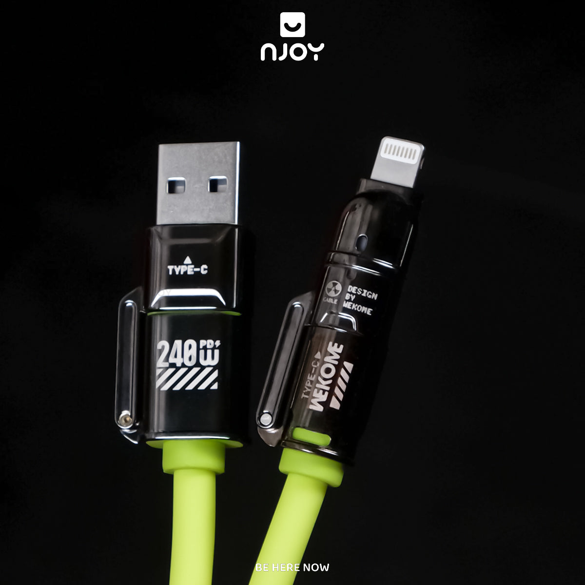 Dây Cáp Sạc Đa Năng 4 Trong 1 Wekome WDC-51 240W Độ Dài 1.2M Cho Điện Thoại iPhone iPad Macbook