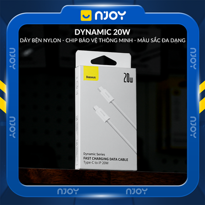Cáp Sạc Nhanh 20W Baseus Type C to Lightning Cho iPhone 14 Pro Max 13 12 11