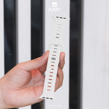 Dây Đeo Silicon Thể Thao Siêu Mịn Cho Đồng Hồ Apple Watch Ultra Series S11 10 9 8 7 6 SE 44/45/46/49 38/40/41/42mm
