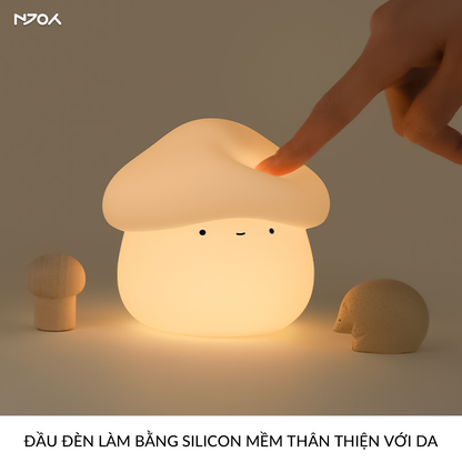 Đèn Ngủ Decor Cảm Ứng Squishy Siêu Mềm Điều Chỉnh Sáng Hẹn Giờ Trang Trí Bàn Học