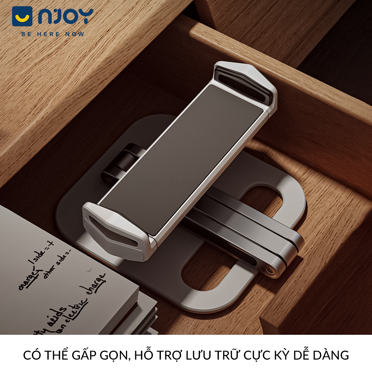 Giá Đỡ Điện Thoại Máy Tính Bảng Boneruy P47 Hợp Kim Nhôm Cao Cấp Chống Rung Lắc Xoay 360 Độ