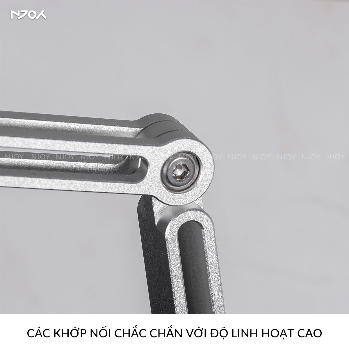 Giá Đỡ Máy Tính Bảng Boneruy P67 Hợp Kim Nhôm Cao Cấp Điều Chỉnh Độ Cao Xoay 360 Độ Đệm Chống Trượt
