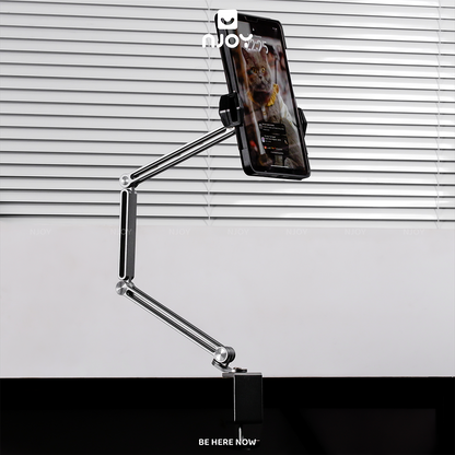 Giá Đỡ Máy Tính Bảng Boneruy P67 Hợp Kim Nhôm Cao Cấp Điều Chỉnh Độ Cao Xoay 360 Độ Đệm Chống Trượt