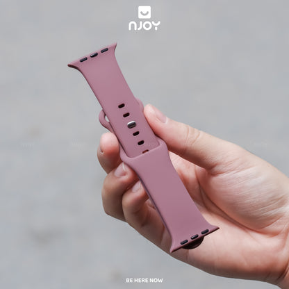 Dây Đeo Cao Su Silicon Chống Bẩn Basic Cho Đồng Hồ Apple Watch Ultra Series S11 10 9 8 7 6 SE 44/45/46/49 38/40/41/42mm