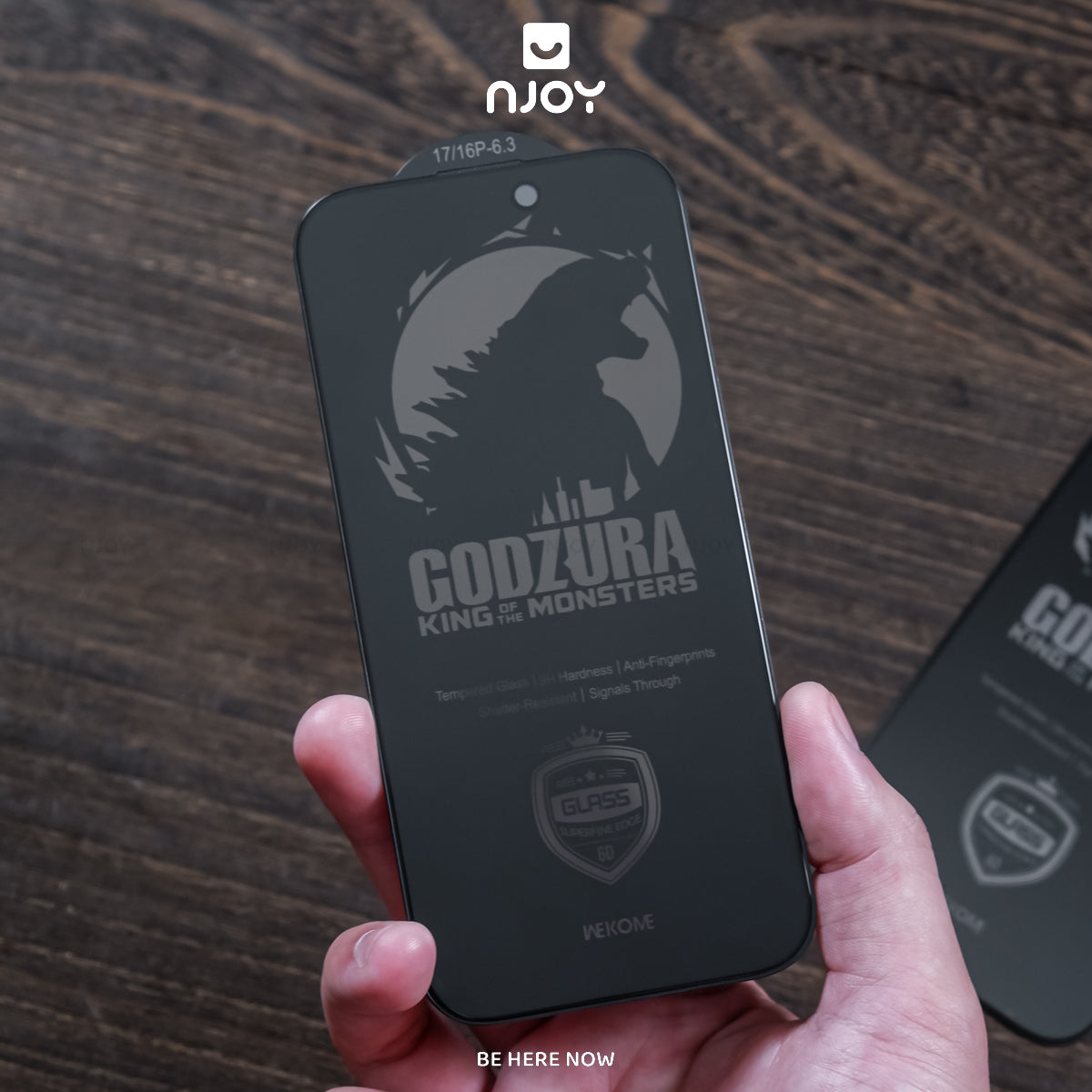 Kính Cường Lực WK Godzura Trong Suốt Siêu Mỏng Độ Cứng 9H Cho Điện Thoại iPhone 18 Pro Max 17 16 15 14