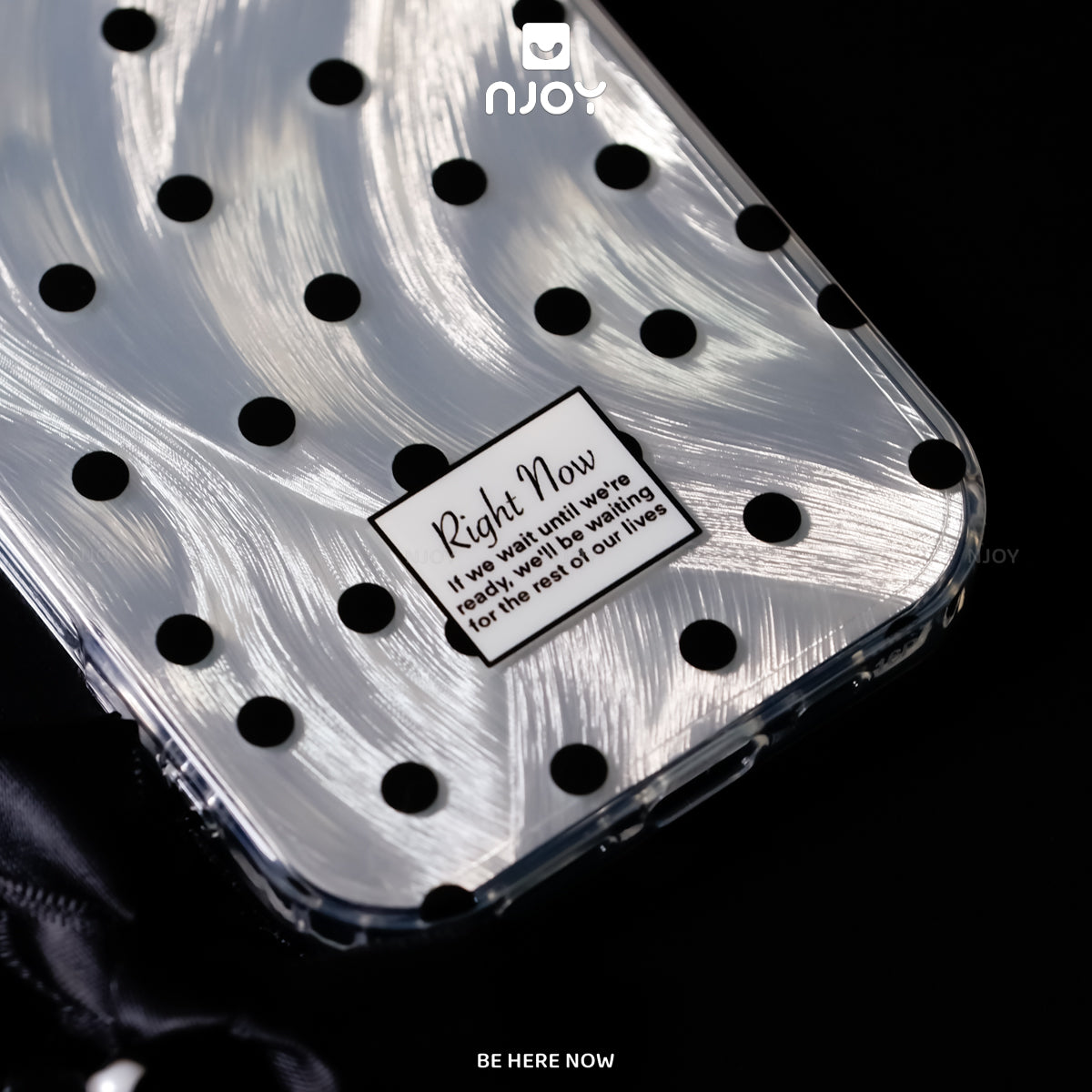 Ốp Lưng Chấm Bi Tráng Gương Kèm Dây Đeo Sang Trọng Cho Điện Thoại iPhone 17 Pro Max 16 15 14 13