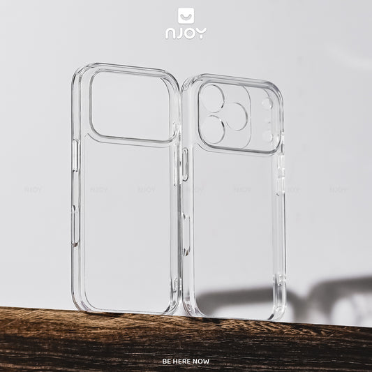 Ốp Trong Suốt Chống Sốc Bảo Vệ Camera Có Nút AI Cho Điện Thoại iPhone 17 Pro Max 16 15 14 13