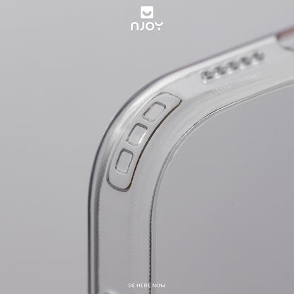 Ốp Trong Suốt Có Nút AI Chống Sốc Bảo Vệ Camera Cho Điện Thoại iPhone 17 Pro Max 16 15 14 13